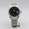 Rolex Day-Date President | Sleek Black Diamond Dial Edition