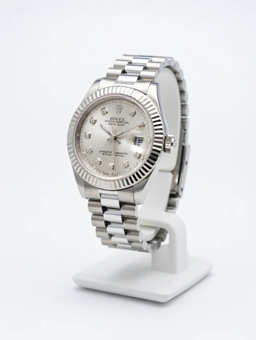 Luxury Datejust Style Watch | Premium Diamond-Dial Collection