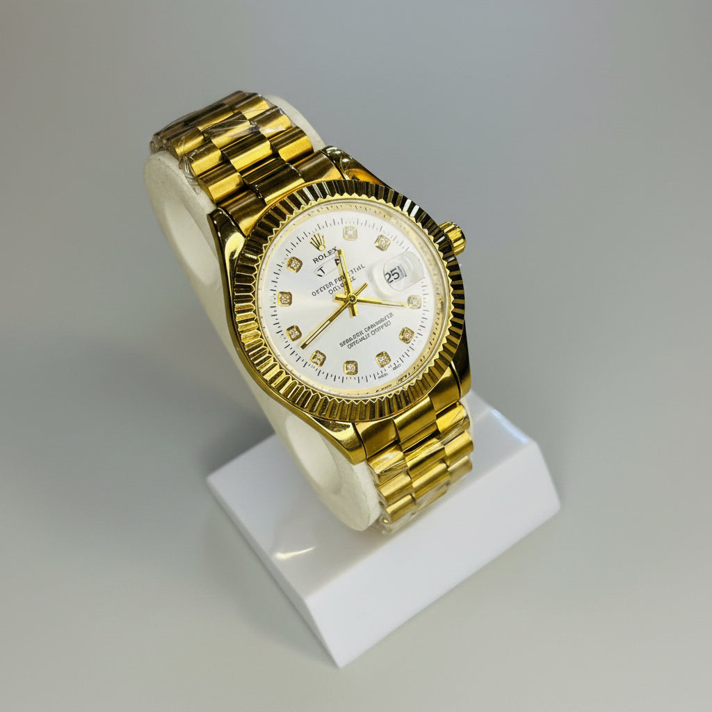 Rolex Day-Date President | Gold & Diamond-Dial Edition (AAA Quality)