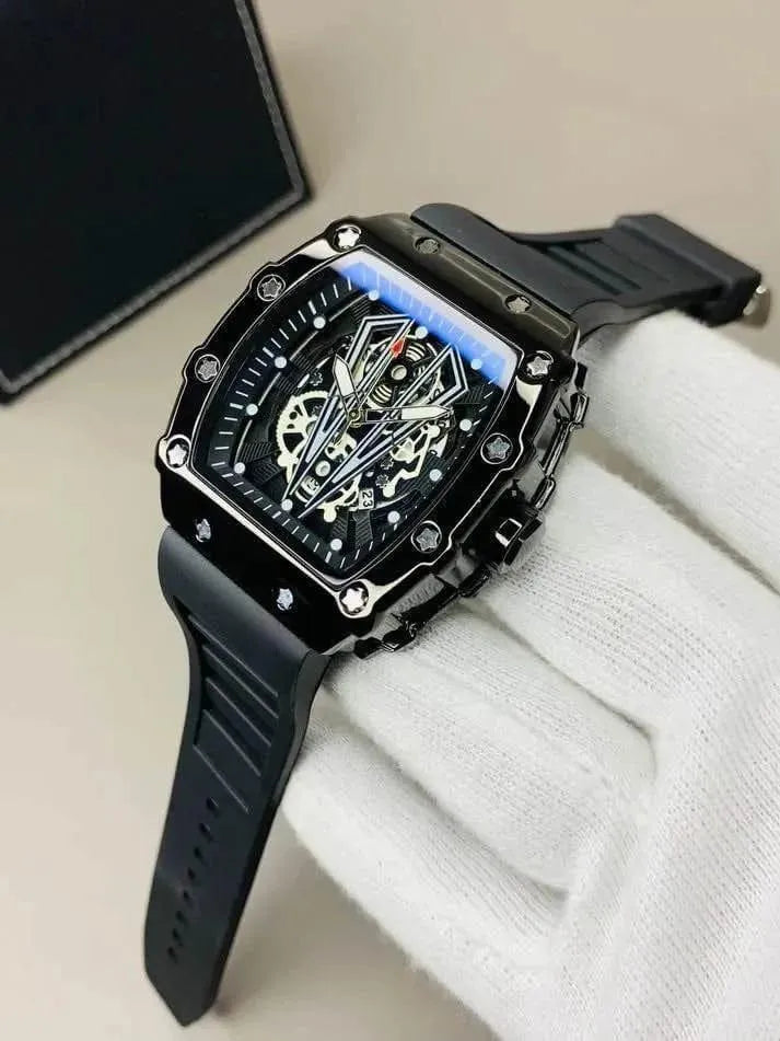 Stealth Mode Activated: Premium Blackout Richard Mille Sport Watch