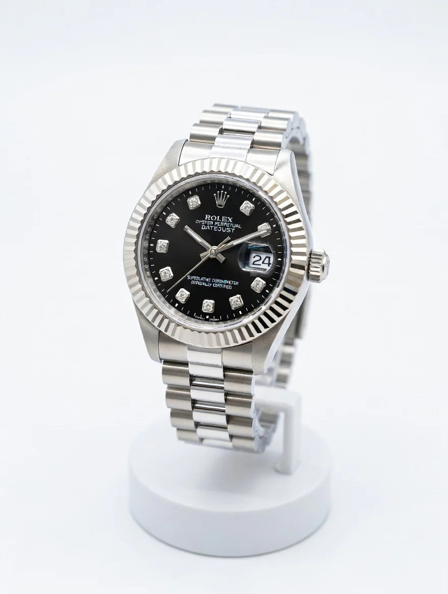Luxury Datejust Style Watch | Premium Diamond-Dial Collection
